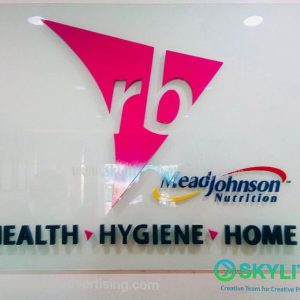 Custom Laser Versa & Acrylic Company Logo Signage