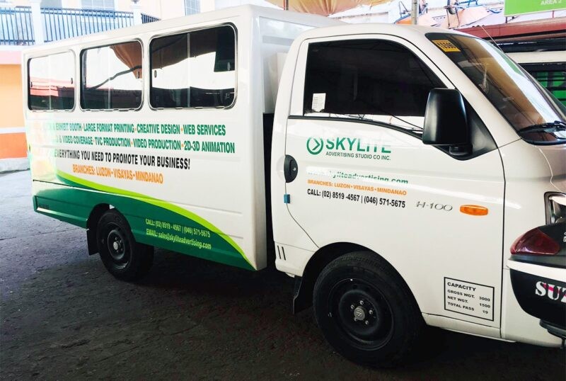Vehicle Sign Wrap Hyundai H100 Lite