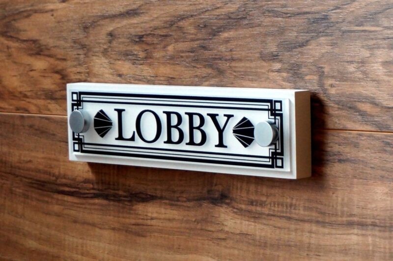 Door Sign- Acrylic with Sign Backing