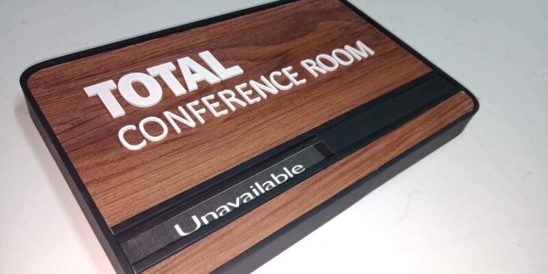 Designer Sliding Signs- with Wood Laminates