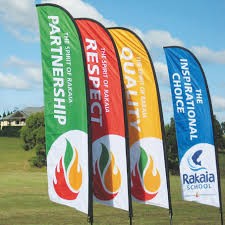 Feather Banner Printing