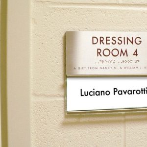 Room Sign- Metal Slider