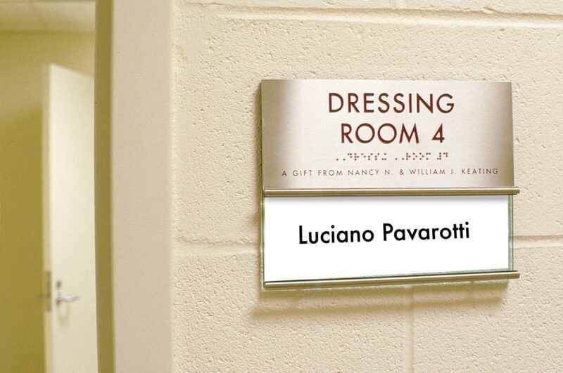 Room Sign- Metal Slider