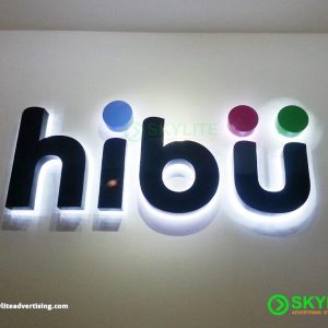 Custom Company Logo Metal Build-up Signage