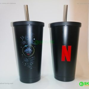 Netflix Tumbler UV Printing
