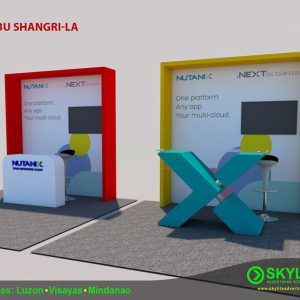 Nutanix Booth Design and Fabrication for Shangri-la Cebu