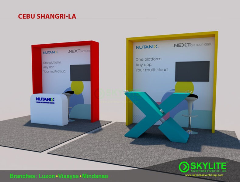 Nutanix Booth Design and Fabrication for Shangri-la Cebu
