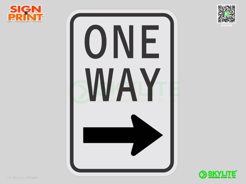 One Way Sign Safety Sign