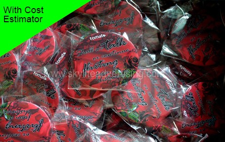Button Pins Printing