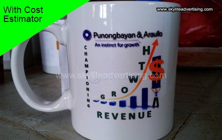White Coated Mug Printing