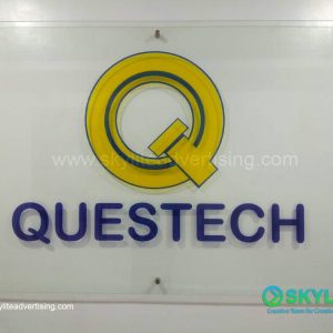 Vinyl Sticker Glass Logo Signage