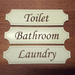 Door Sign- Laser Cut Engraved