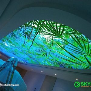 Skylight Ceiling Graphics Fabrication