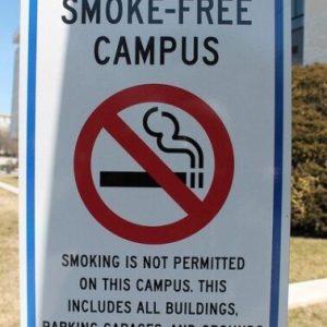 School Warning Sign- Smoke Free Zone