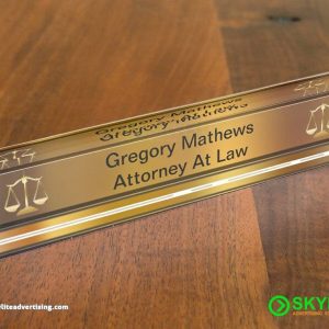 Table Top Sign Double Layered Acrylic